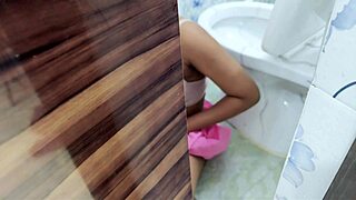 sexy bhabhi sneaks quickie fuck with big cock devar in bathroom