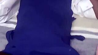 eighteen year old black teen spreads tight pussy and sucks daddy's vibrator close up