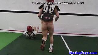 gay college athletes pound asses post-workout in dorm