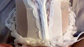 perfect goth college girl's huge tits bounce in doggy 🍑