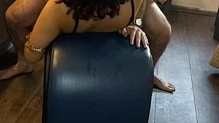 alicia the horny student sits on my face feet job then hard fuck 😈👅🍑