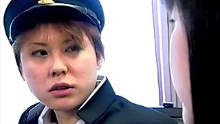 lesbian cop tongue-fucks suspect deep in office interrogation!!