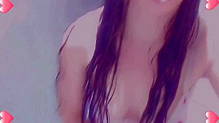 ohh im totally wet horny student masturbating hard in shower