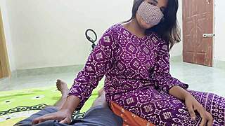 Desi village aunt bends for big dick pounding in homemade outdoor fuck