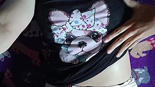 i got my best friend stripping in bathroom lingerie then fucked her hard cosplay style