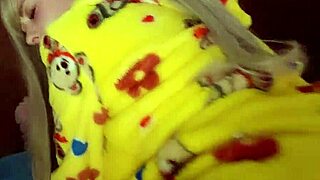 Surviving thunderstorm with stepfather in chubby big tits roleplay