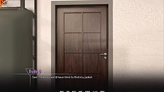 Tattooed College Emo Girl Jerks Huge Cock in Closet for Taboo Creampie