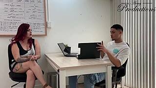 Teacher remember me your former student now fuck me hard for this job interview?