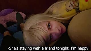 Surviving thunderstorm with stepfather in chubby big tits roleplay