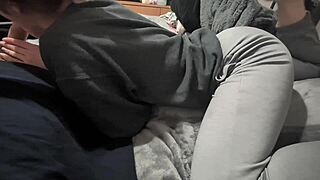 Petite redhead wife shakes ass begging for your hot cumshot load