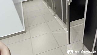 Blonde teacher blows then fucks student in office stockings pov