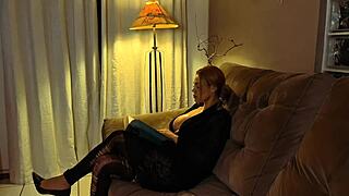 Strict teacher spanks disobedient student hard