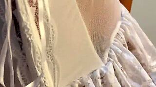 Busty Goth TikTok Star's Huge Natural Tits Tease