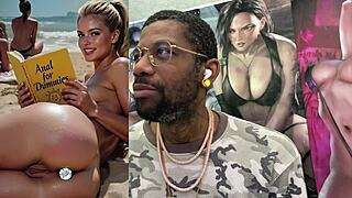 Freckled Blonde Teen Bottle Ass BBC Facial Bukkake Tight Shaved Pussy Cum Covered