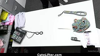 Haley fucks the officer's monster cock deep to dodge jail after shoplifting cutelifter