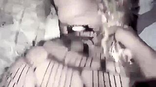 stepmom's huge tits bounce as she rides bbc ignoring all else