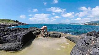 i love sasha bikeyeva's perfect nude body dancing on mallorca beach so sexy