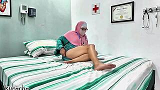 Doctor sneaks horny call fingering wet pussy for secret boyfriend