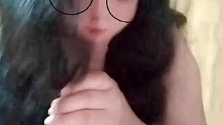 Classmate sucks my throbbing cock till I explode in her juicy mouth