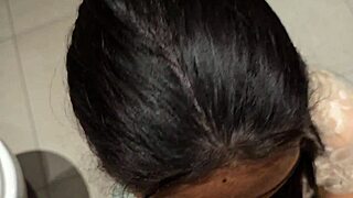 hot bride sneaks bathroom creampie quickie with stranger at mall pov doggystyle