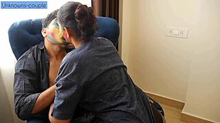 sexy shraddha strips licks and rides horny teacher's huge cock in tuition