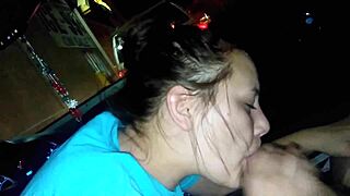 gf blows me after party car sex then missionary quickie