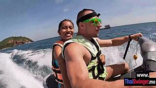 asian teen gf blows me perfectly while driving on water