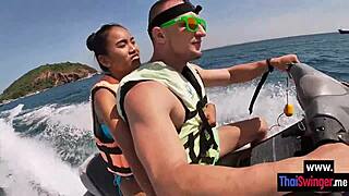 asian teen gf blows me perfectly while driving on water