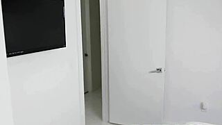 bffs rip clothes and give roommate a triple blowjob before riding his dick hard