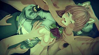 pregnant akekuri takes wall doggy bondage pounding in arknights endfield hentai 4k 😈🔒💦
