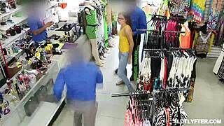 Teen Shoplifters Lily Starfire Angel Windell Fuck Pervert Officer Pussies 