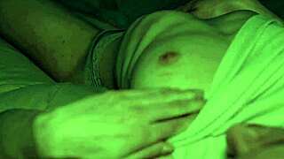 POV petite roommates pierced nipples cum covered double blowjob trouble