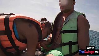 asian teen gf blows me perfectly while driving on water