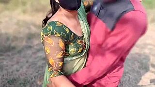 damn bhabhi's big pussy gets fucked hard in jungle 😈 ass shaking wild 👅