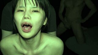fuked like a fleshlight asian pussy stretched rough by monster cock group cumshots