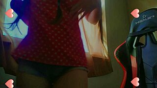 Fairy bliss my horny pigtail student moans groping her dripping pussy skirt up butt tease for you