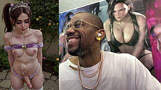 trans nemia teases girl cock cum covered after sidewalk fuck cute teen princess