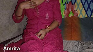 Hot indian desi step brother in law fucks sister in law in bedroom