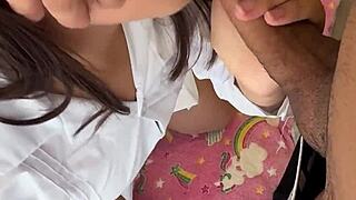bolivian college girl screams pleasure from raw student pounding