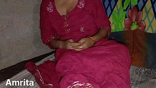 Hot indian desi step brother in law fucks sister in law in bedroom