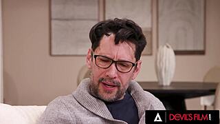 river lynn bends over for stepdad tommy pistol's hard anal fisting and rough fuck