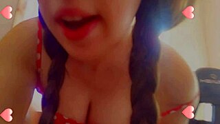 Fairy bliss my horny pigtail student moans groping her dripping pussy skirt up butt tease for you