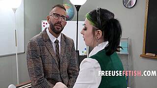 Think your petite classroom slave deserves this rough freeuse pounding right now?