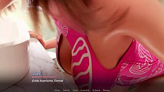 Teen Takes Collagen to Bathroom for Secret Hard Fuck Session Good Luke