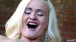 Cindy Sun slim small tits blonde deepthroats muscled guy balls outdoor anal cowgirl rough