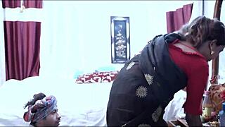 my indian babe's tight pussy stretches on monster cock till he pumps cum deep inside