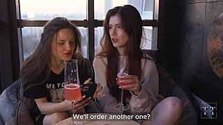 we invited the delivery boy over and fucked him sloppy with moans and deepthroat cumshots