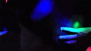 Petite Latina Unknown Big Ass Bent Over Doggystyle Creampie Public Disco Fuck