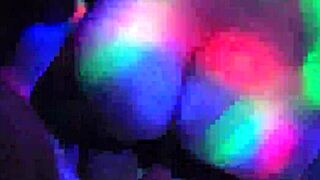 Petite Latina Unknown Big Ass Bent Over Doggystyle Creampie Public Disco Fuck