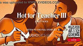 dominant teacher pounds submissive student pussy at home with edging dirty talk asmr
